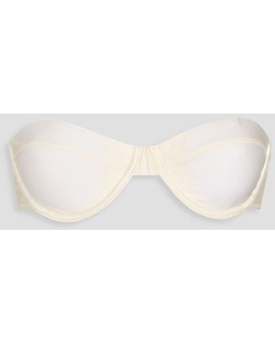 Solid & Striped The Maisie Underwired Bandeau Bikini Top - White