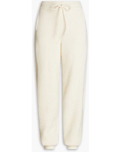 REMAIN Birger Christensen Knitted Track Trousers - White