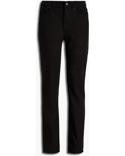 DL1961 Nina High-rise Slim-leg Jeans - Black