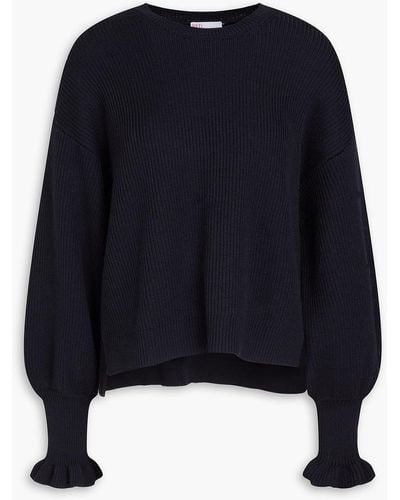 RED Valentino Ribbed Wool Jumper - Blue