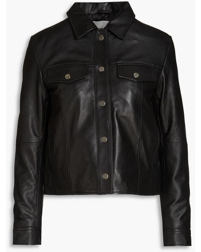 DEADWOOD Frankie Leather Jacket - Black