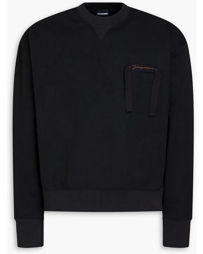 Jacquemus Sweatshirt aus fleece - Schwarz