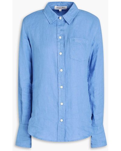 Alex Mill Wyatt Linen Shirt - Blue
