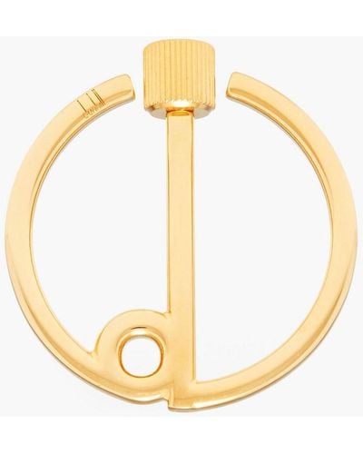 Dunhill Gold-tone Keychain - Metallic