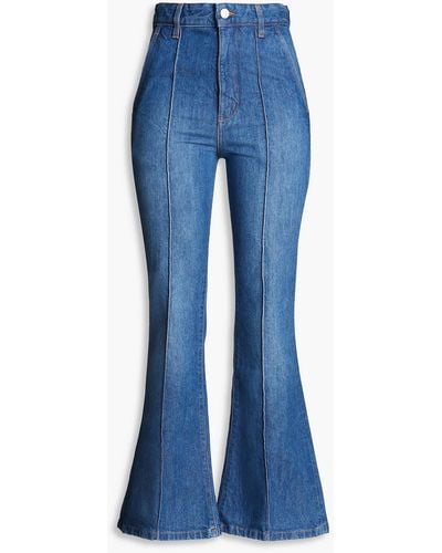Victoria Beckham High-rise Flared Jeans - Blue