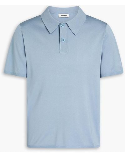 Sandro Knitted Polo Shirt - Blue