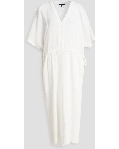 Rag & Bone Elysse Cotton-crepon Midi Dress - White