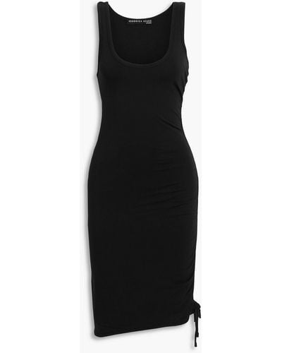 Veronica Beard Dimitri Ruched Stretch-jersey Dress - Black