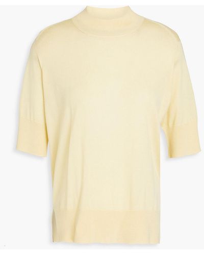 Jil Sander Cashmere, Wool And Silk-blend Top - White