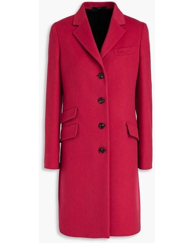 Paul Smith Wool And Cashmere-blend Coat - Red