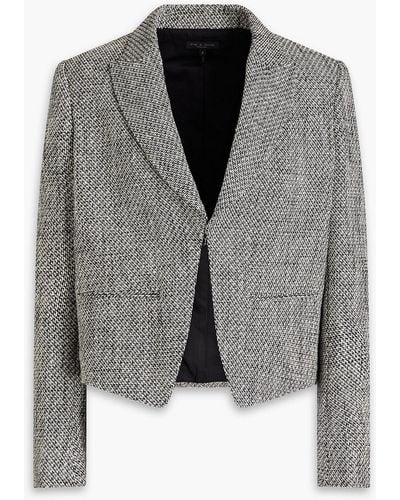Rag & Bone Elle blazer aus tweed aus einer baumwollmischung - Grau