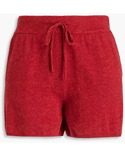 Loulou Studio Toran Cashmere Shorts - Red