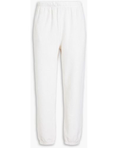 RE/DONE 80s French Cotton-terry Track Trousers - White