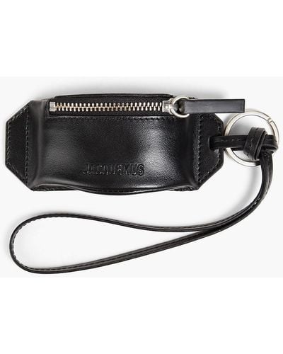 Jacquemus Banane Leather Keychain - Black