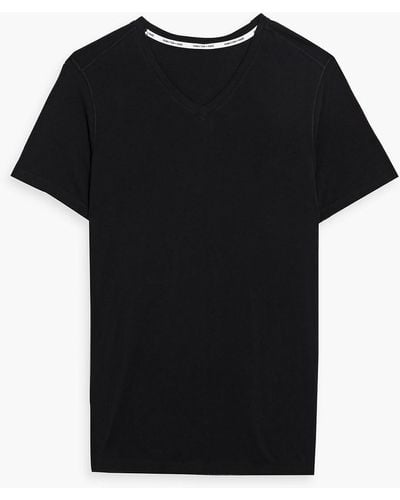 Hamilton and Hare Cotton-jersey T-shirt - Black