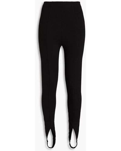REMAIN Birger Christensen Jersey Stirrup leggings - Black