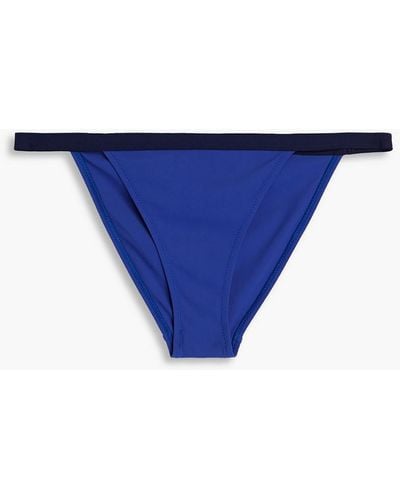 VALIMARE Two-tone Mid-rise Bikini Briefs - Blue