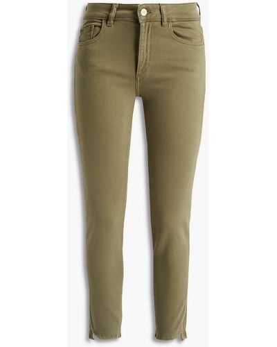 DL1961 Mid-rise Skinny Jeans - Green