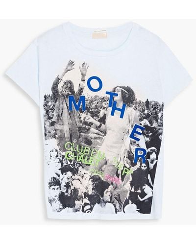 Mother Boxie goody goody t-shirt aus jersey aus einer baumwollmischung mit print - Blau
