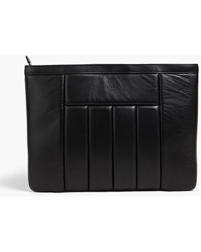 Dunhill Padded Leather Pouch - Black