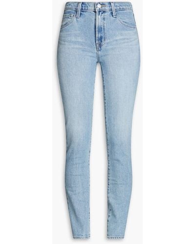 J Brand Marcella hoch sitzende skinny jeans - Blau