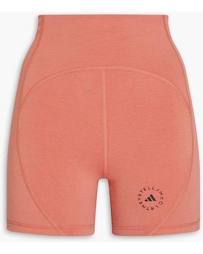 adidas By Stella McCartney Printed Stretch Shorts - Pink