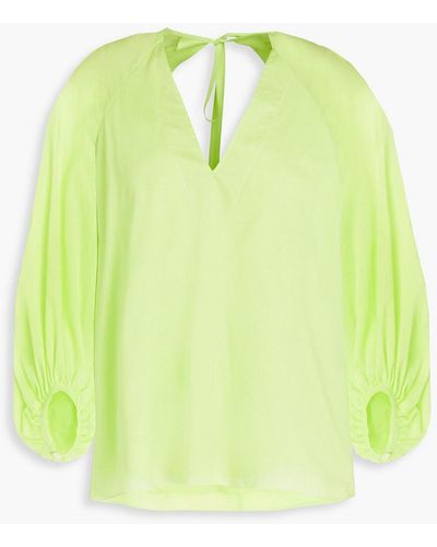 Paul Smith Neonfarbene bluse aus baumwolle - Grün