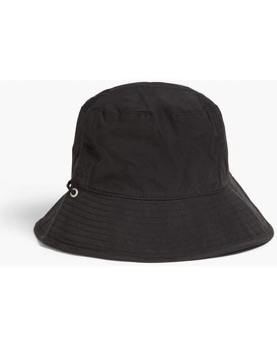 John Elliott Himalayan Cotton-blend Canvas Bucket Hat - Black
