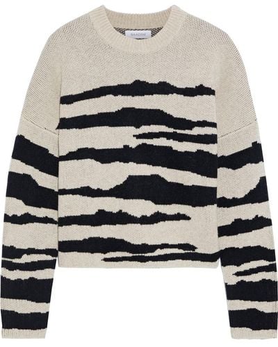 NAADAM Jacquard-knit Wool And Cashmere-blend Sweater - White