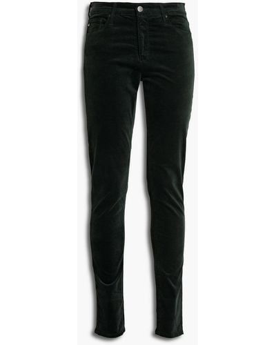 AG Jeans Stretch-velvet Skinny Trousers - Multicolour