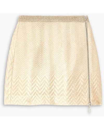 Missoni Cotton-blend Crochet-knit Mini Skirt - Natural