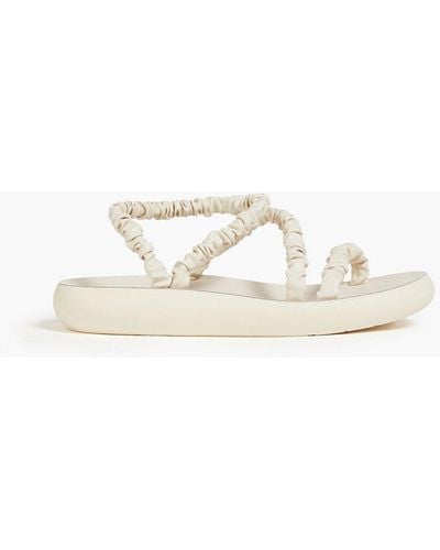 Ancient Greek Sandals Scrunchie eleftheria sandalen aus kunstleder - Weiß