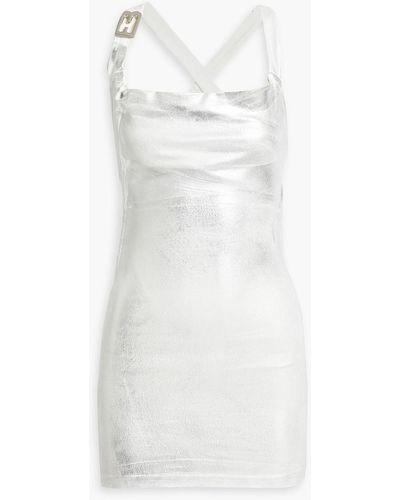 EB DENIM Stretch-cotton Jersey Mini Dress - White
