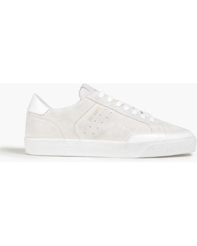 RE/DONE 90s Skate Leather-trimmed Suede Sneakers - White