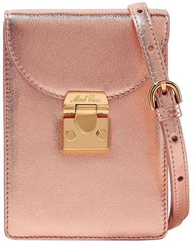 Mark Cross Josephine Leather Shoulder Bag - Pink