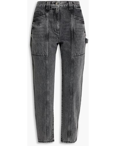 IRO Challain Mid-rise Tapered Jeans - Gray