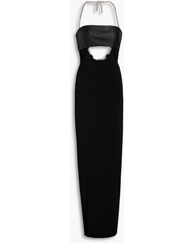 1017 ALYX 9SM Embellished Cutout Stretch-knit Maxi Dress - Black