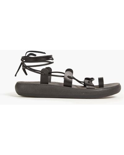 Ancient Greek Sandals Alcyone Leather Sandals - Black