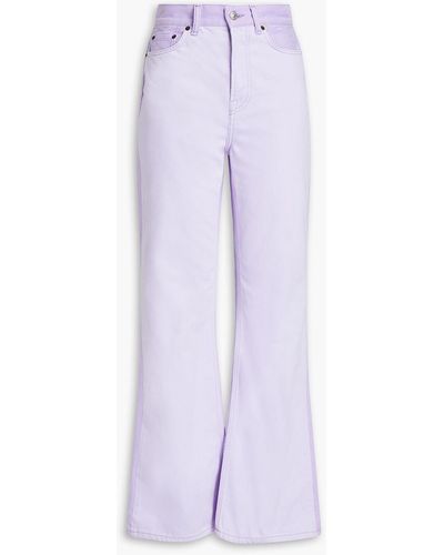 Acne Studios High-rise Flared Jeans - Purple