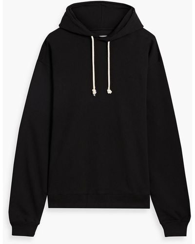 LE17SEPTEMBRE French Cotton-terry Hoodie - Black