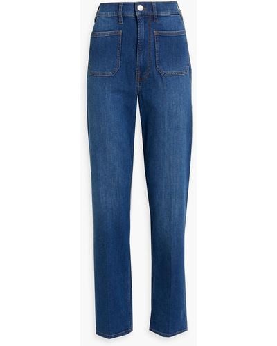 Tomorrow Denim Ewa High-rise Straight-leg Jeans - Blue