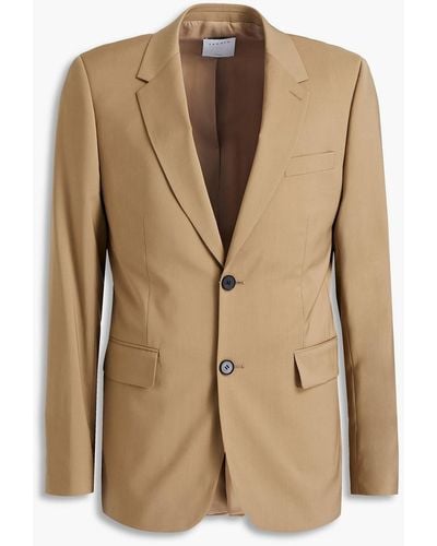 Sandro Ficelle Wool-twill Suit Jacket - Natural