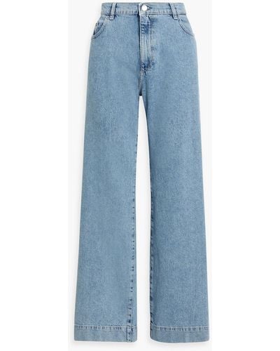 DL1961 Zoie High-rise Wide-leg Jeans - Blue