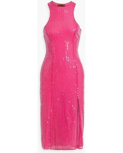 Missoni Sequined Silk Dress - Pink