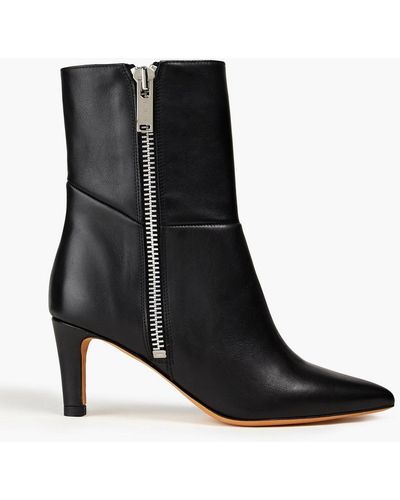 IRO Calde Leather Ankle Boots - Black