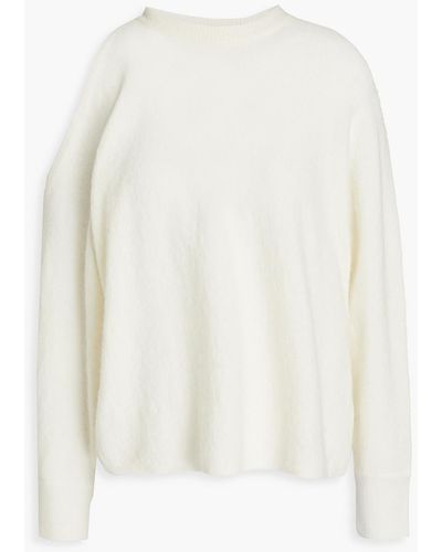 Michelle Mason Cutout Knitted Sweater - White
