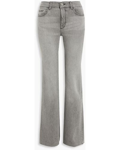 DL1961 Bridget Mid-rise Bootcut Jeans - Grey