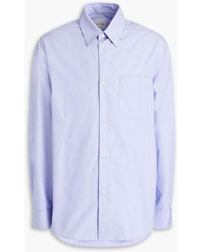 Paul Smith Cotton-chambray Shirt - Blue