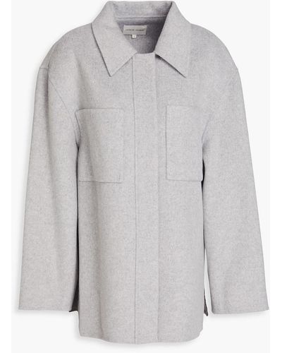 Loulou Studio Jacke aus einer woll-kaschmirmischung - Grau