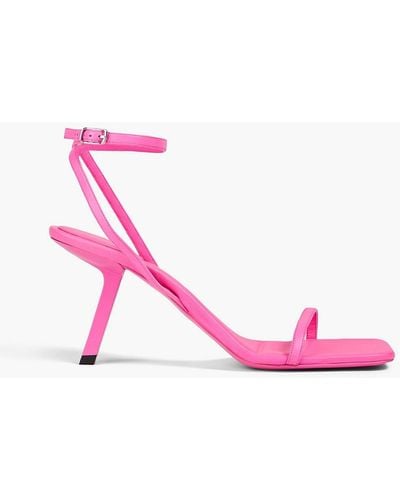 Balenciaga Leather Sandals - Pink